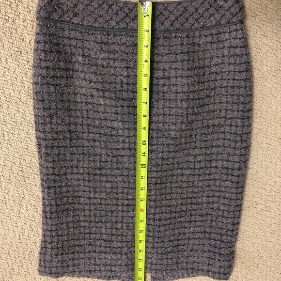 JCrew No. 2 Pencil Skirt (Metallic Bouclé) - Picture 5 of 6